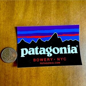 Patagonia Bowery NYC sticker